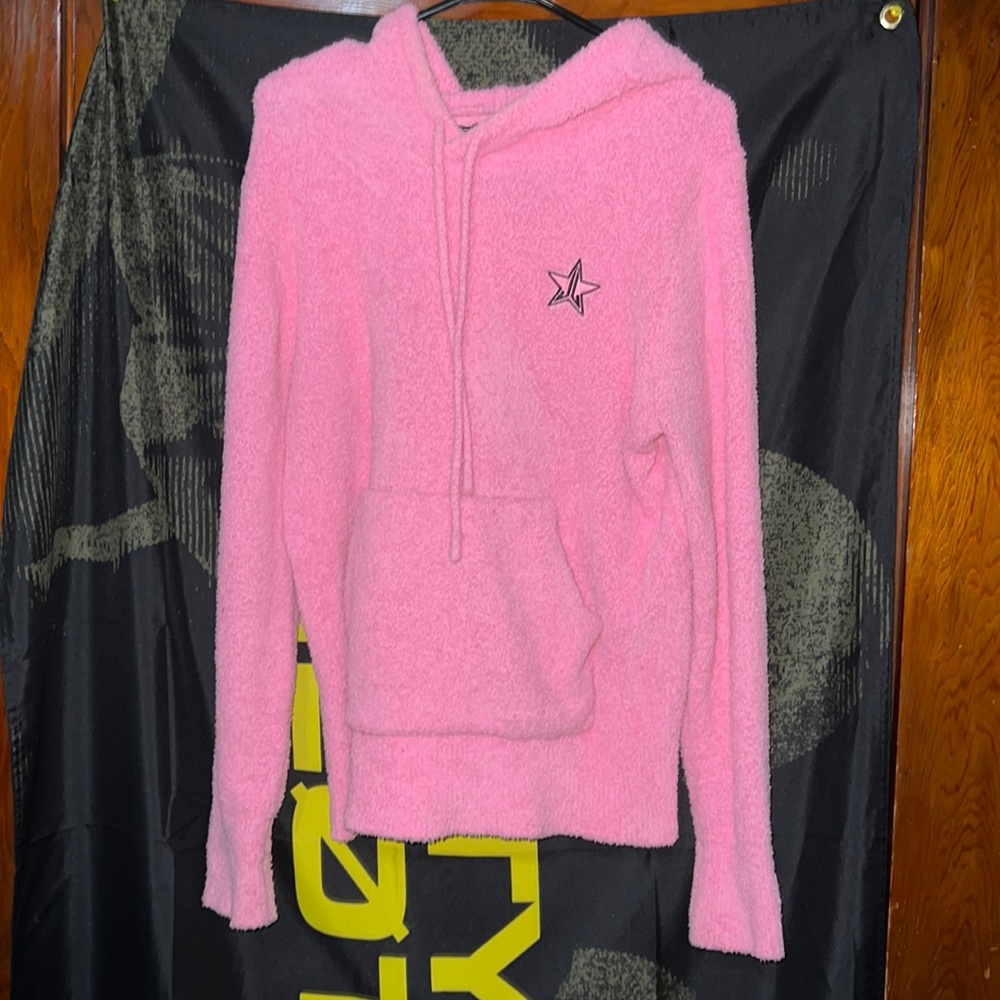 Jeffree Star Pink teddy hoodie